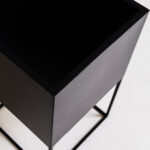 Lillepott PALMUS METALL 80x35x35 must Sisustus Homewell 10