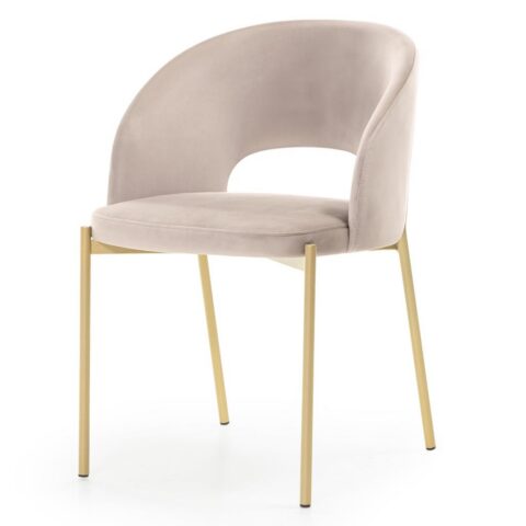 Tool MORES beežid/kuldsed jalad minimaalne kogus – 2 tk Söögilauatoolid, taburetid, pingid