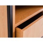 Riiul SKAP 2R2 MIX must Elutoamööbel Homewell 8