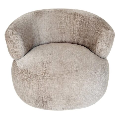 Beež pöördtool CORNEL ümarad kujundid Söögilauatoolid, taburetid, pingid