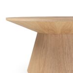 Kohvilaud 90 cm ORB ümmargune naturaalne tammevineer Elutoamööbel Homewell 10