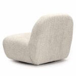 Tugitool BOCHIC pöörleva jalaga kreemikas boucle Elutoamööbel Homewell 11