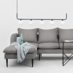 Nurgadiivan POSH L BLACK teras(et91) must Elutoamööbel Homewell 16