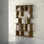 Kõrge ümar riiul SALA espressopruun Mööbel Homewell 11