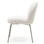 Polsterdatud tool MIRANDO helebeež ümarad vormid Söögilauatoolid, taburetid, pingid Homewell 13