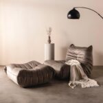 Tugitool Libellule pruunikashall samet Elutoamööbel Homewell 11