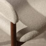 Polsterdatud tool LARIS beež bouclé/pähklipuu 2tk Söögilauatoolid, taburetid, pingid Homewell 17