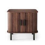 Öökapp EPIQUE ümar lamellid tume pähklipuit Magamistuba Homewell 8