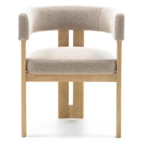 Söögitool HARRIS Puidust Kreemjas Boucle Söögilauatoolid, taburetid, pingid