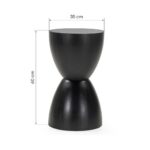Kohvilaud Abilaud 35 cm HORSA must mangopuit Elutoamööbel Homewell 13