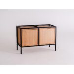 SKAP 2R1 uksega riiul x2 must Elutoamööbel Homewell 9