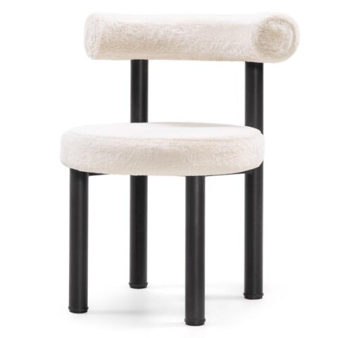 Söögitool PERER ekru/mustad jalad minimaalne kogus – 2 tk Söögilauatoolid, taburetid, pingid