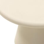 Kohvilaud 60 cm MESTRE ümmargune beež mikrotsement Elutoamööbel Homewell 10