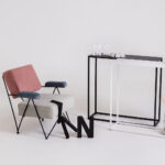 Konsoollaud Konsool JULITA METAL 921F must Elutoamööbel Homewell 11