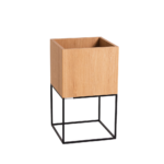 Lillepott PALMUS METALL 60x35x35 naturaalne(3395) must Sisustus Homewell 7