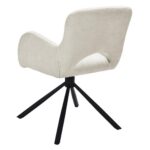 Pöördtool COZAL helebeež mustad jalad Söögilauatoolid, taburetid, pingid Homewell 11