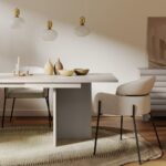 Pikendatav laud 140-200 cm ASH ristkülikukujuline kašmiir Söögilauad Homewell 13