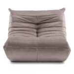 Tugitool Libellule pruunikashall samet Elutoamööbel Homewell 10