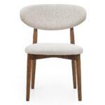 Beež/pruun söögitool MIRALI MIRALI MIKROKOST – 2 tk Söögilauatoolid, taburetid, pingid Homewell 12