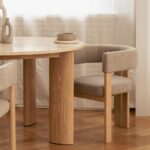 Söögitool HARRIS Puidust Kreemjas Boucle Söögilauatoolid, taburetid, pingid Homewell 18