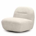 Tugitool BOCHIC pöörleva jalaga kreemikas boucle Elutoamööbel Homewell 13