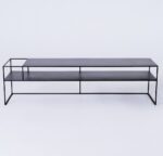 TV-alus RTV laud SENSO FLOWER metall 170×45 L must Elutoamööbel Homewell 12