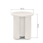 Kohvilaud Abilaud 40cm LOLA kreemjas läikiv Elutoamööbel Homewell 12