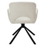 Pöördtool COZAL helebeež mustad jalad Söögilauatoolid, taburetid, pingid Homewell 14