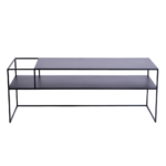 TV-alus RTV laud SENSO FLOWER metall 120×45 L must Elutoamööbel Homewell 7