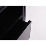 Riiul SKAP MUST 1/1 sahtliga Elutoamööbel Homewell 8