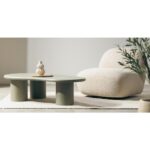 Kohvilaud NUBE oliivroheline matt ümarad kujundid Elutoamööbel Homewell 8