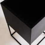 Lillepott PALMUS METALL 60x35x35 must Sisustus Homewell 12