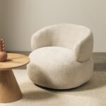 Pöördtool ORIEL helebeež ümarad kujundid Söögilauatoolid, taburetid, pingid Homewell 11