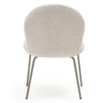 Polsterdatud tool MIRANDO helebeež ümarad vormid Söögilauatoolid, taburetid, pingid Homewell 16