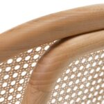 Puidust tool Viini kootud kangaga SUMBA rotang samet naturaalne/helepruun MIMM – 2 tk Söögilauatoolid, taburetid, pingid Homewell 15