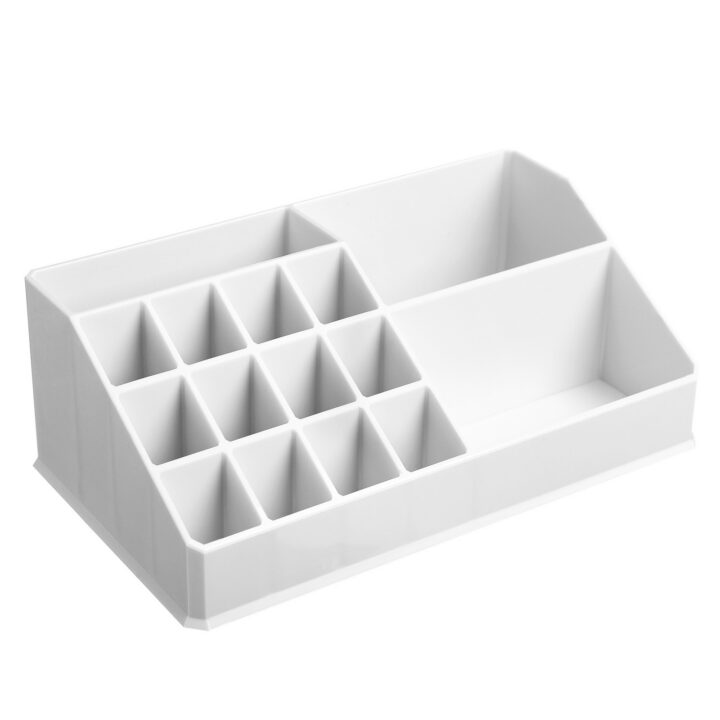 Meigi organiseerija 23.8×15.3×29.6cm valge Kosmeetikakohvrid