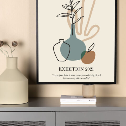 Vintage plakat Siseruumid Homewell