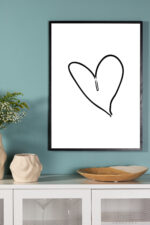 Südame plakat Siseruumid Homewell 3