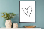 Südame plakat Siseruumid Homewell 4