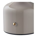 Aulla laualamp, laetav, metall/plastik, hall Laualambid