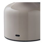 Aulla laualamp, laetav, metall/plastik, hall Laualambid