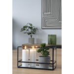 Küünlajalg küünlajalg “hurricane”, metall/klaas, must, 30x12x15 cm Sisustus