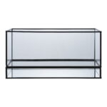 Küünlajalg küünlajalg “hurricane”, metall/klaas, must, 30x12x15 cm Sisustus