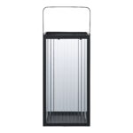 Almonte latern, metall/klaas, must Sisustus