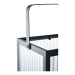 Almonte latern, metall/klaas, must Sisustus