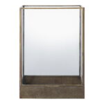 Manali latern, metall/klaas, antiikse messingi imitatsioon Sisustus