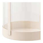 Küünlajalg Hurricane, klaas/metall, beež Sisustustooted