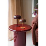 Margate’i laualamp, laetav, metallist, bordoopunane, ø16 cm Valgustid