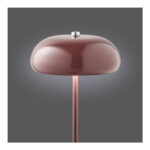 Margate’i laualamp, laetav, metallist, bordoopunane, ø16 cm Valgustid