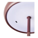 Margate’i laualamp, laetav, metallist, bordoopunane, ø16 cm Valgustid